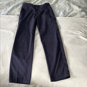 Risse Brothers Elderwear Boys Navy Uniform Pants Sz 10 Slim